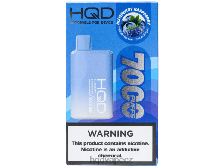 HQD CUVIE BAR jednorázový borůvka malina 2F8ZL145 HQD Vapes Online