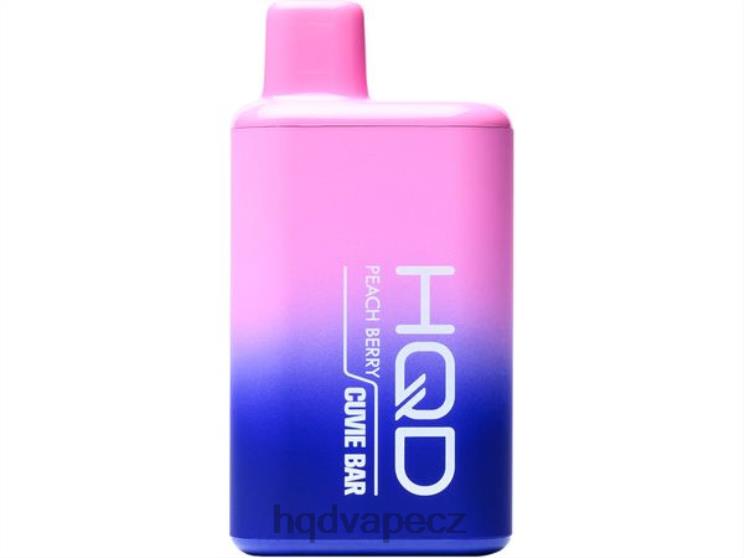 HQD CUVIE BAR jednorázový broskvové bobule 2F8ZL228 HQD Flavors