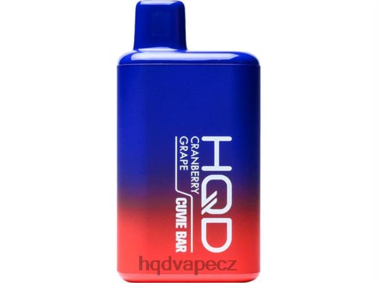 HQD CUVIE BAR jednorázový brusinkový hroznový 2F8ZL161 HQD CZ