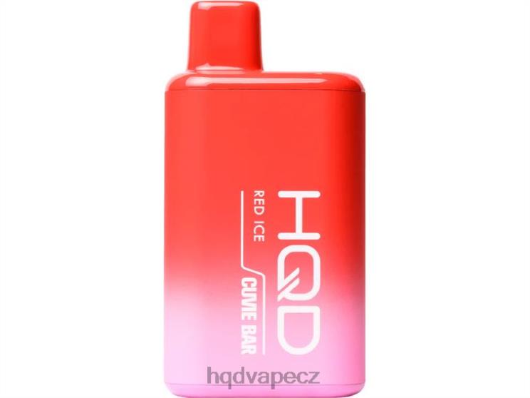 HQD CUVIE BAR jednorázový červený led 2F8ZL244 HQD Vape Praha