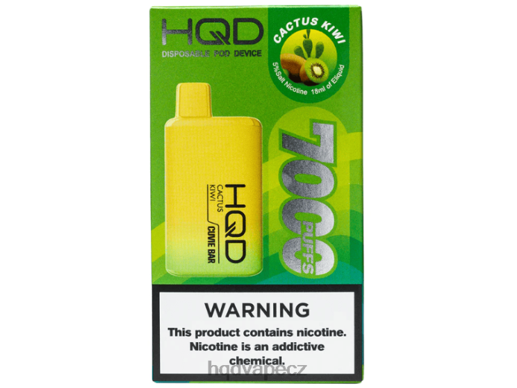 HQD CUVIE BAR jednorázový kaktus kiwi 2F8ZL148 HQD Flavors