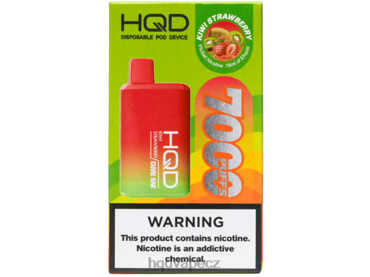 HQD CUVIE BAR jednorázový kiwi jahoda 2F8ZL206 HQD Vape Cena