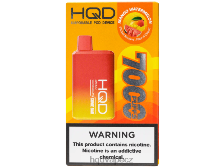 HQD CUVIE BAR jednorázový mango vodní meloun 2F8ZL218 HQD Flavors