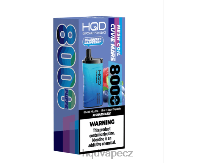 HQD CUVIE MARS jednorázový borůvka malina 2F8ZL146 HQD Vape Cena