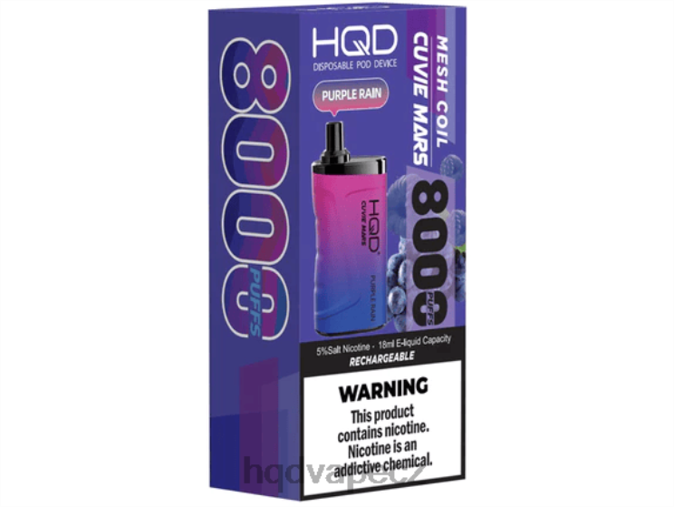 HQD CUVIE MARS jednorázový fialový déšť 2F8ZL239 HQD Vape Sale