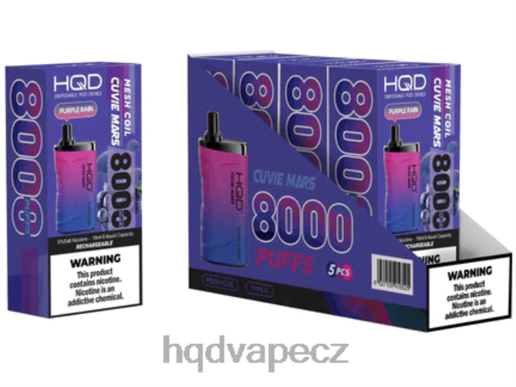 HQD CUVIE MARS jednorázový fialový déšť 2F8ZL239 HQD Vape Sale