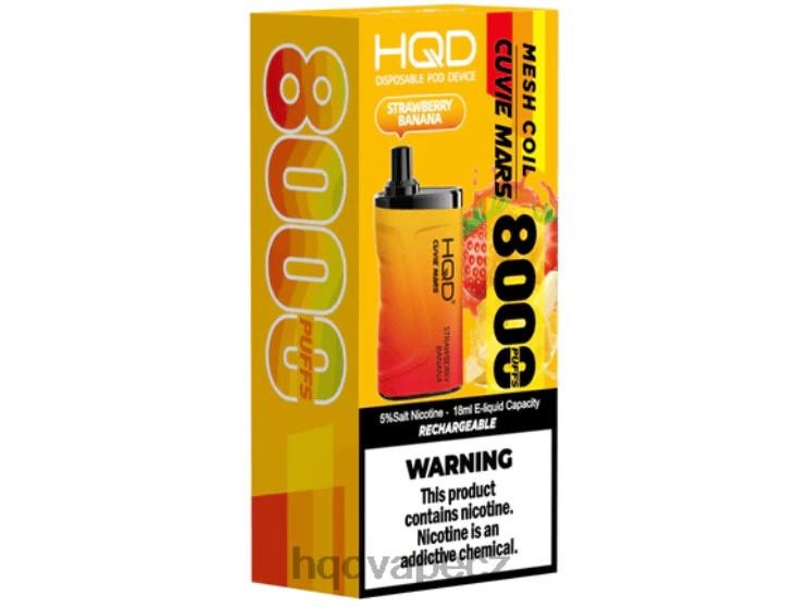 HQD CUVIE MARS jednorázový jahodový banán 2F8ZL255 HQD Vapes Online