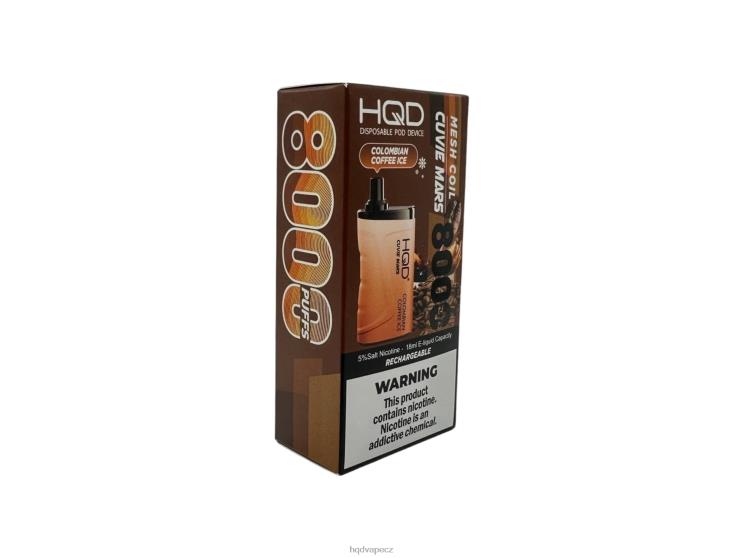 HQD CUVIE MARS jednorázový kolumbijská kávová zmrzlina 2F8ZL158 HQD Flavors