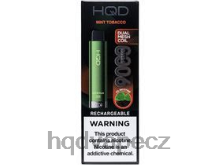 HQD CUVIE PLUS 2.0 jednorázový mátový tabák 2F8ZL221 HQD CZ