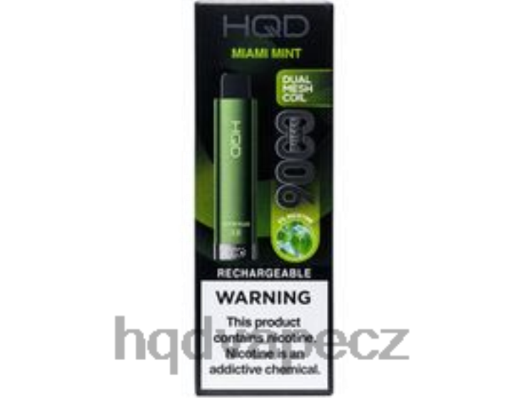 HQD CUVIE PLUS 2.0 jednorázový miamská máta 2F8ZL286 HQD Vape Cena