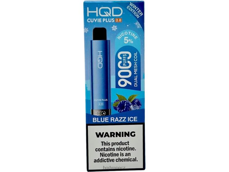 HQD CUVIE PLUS 2.0 (zimní vydání) modrý razz led 2F8ZL138 HQD Flavors