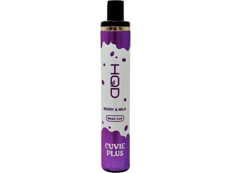 HQD CUVIE PLUS jednorázový bobule a mléko 2F8ZL130 HQD Vape Best Flavor