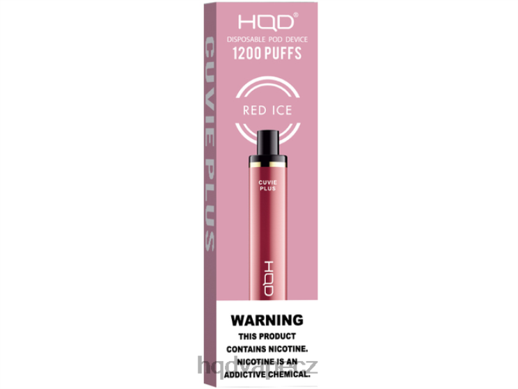 HQD CUVIE PLUS jednorázový červený led 2F8ZL246 HQD Vape Cena