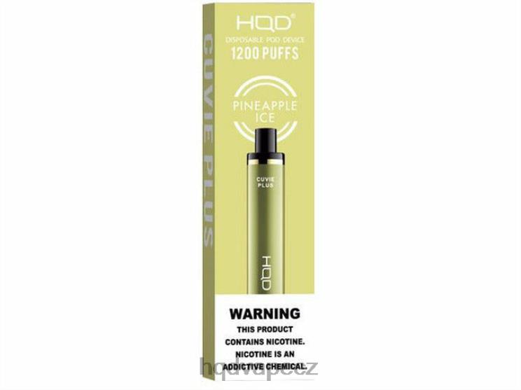 HQD CUVIE PLUS jednorázová vapa ananasový led 2F8ZL234 HQD Vape Praha