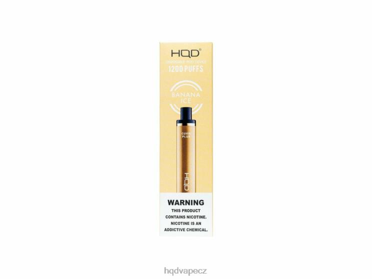 HQD CUVIE PLUS jednorázová vapa banánový led 2F8ZL128 HQD Flavors