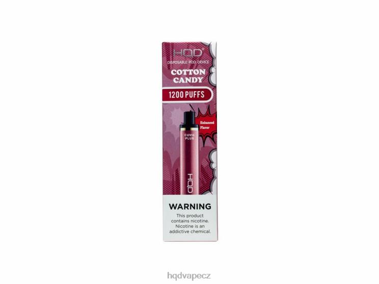 HQD CUVIE PLUS jednorázová vapa cukrová vata 2F8ZL160 HQD Vape Best Flavor