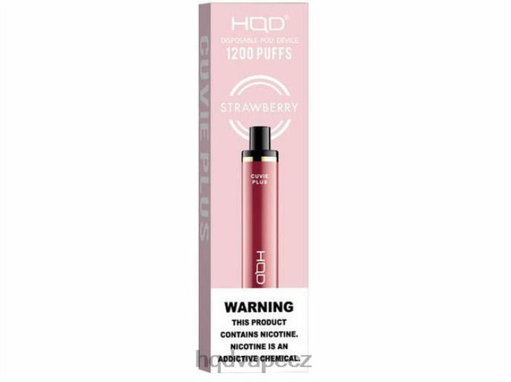 HQD CUVIE PLUS jednorázová vapa jahoda 2F8ZL252 HQD Vape CZ