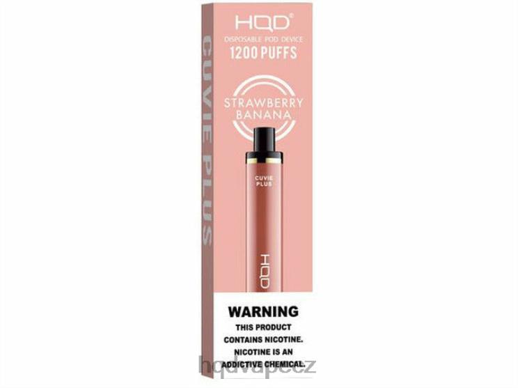 HQD CUVIE PLUS jednorázová vapa jahodový banán 2F8ZL256 HQD Vape Cena