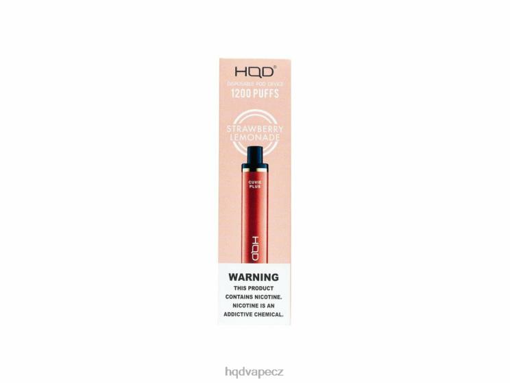 HQD CUVIE PLUS jednorázová vapa jahodová limonáda 2F8ZL257 HQD Cigareta