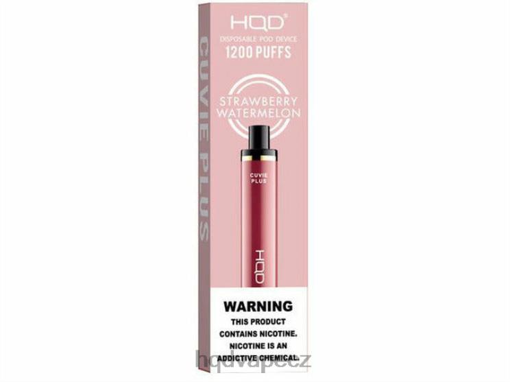 HQD CUVIE PLUS jednorázová vapa jahodový meloun 2F8ZL262 HQD Vape CZ