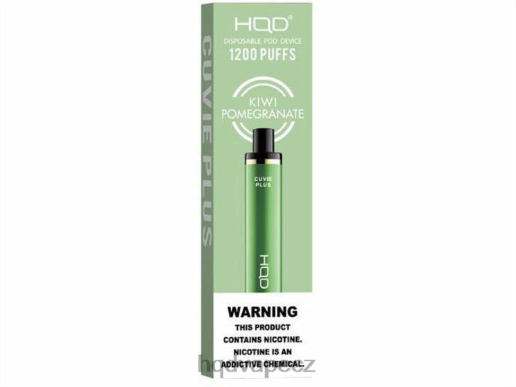 HQD CUVIE PLUS jednorázová vapa kiwi granátové jablko 2F8ZL205 HQD Vapes Online