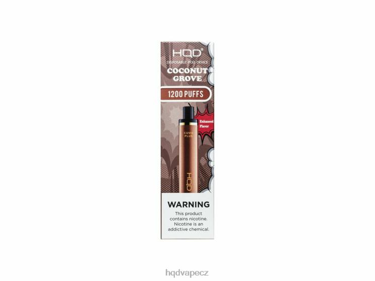 HQD CUVIE PLUS jednorázová vapa kokosový háj 2F8ZL157 HQD Cigareta