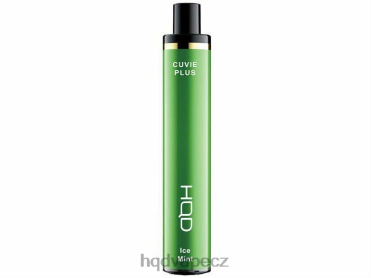 HQD CUVIE PLUS jednorázová vapa ledová máta 2F8ZL202 HQD Vape CZ