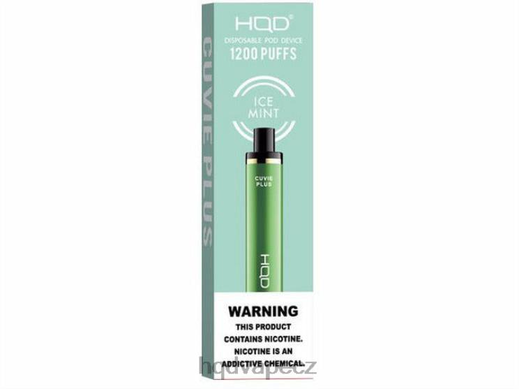 HQD CUVIE PLUS jednorázová vapa ledová máta 2F8ZL202 HQD Vape CZ