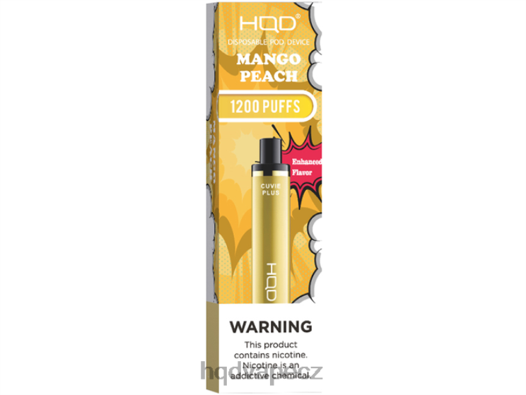 HQD CUVIE PLUS jednorázová vapa mango broskev 2F8ZL217 HQD Cigareta
