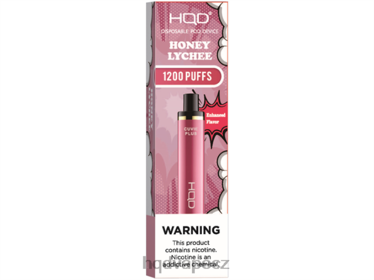 HQD CUVIE PLUS jednorázová vapa medové liči 2F8ZL174 HQD Vape Praha