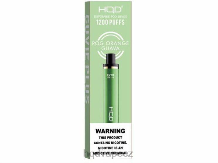 HQD CUVIE PLUS jednorázová vapa pog pomerančová guava 2F8ZL238 HQD Flavors
