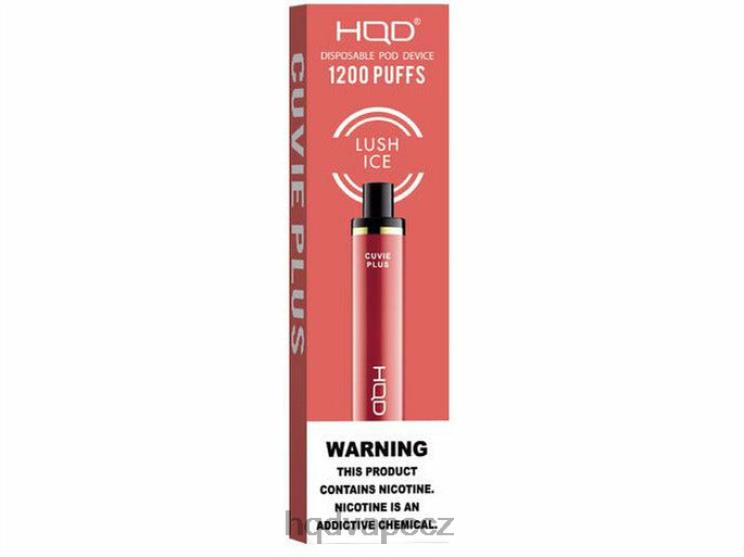 HQD CUVIE PLUS jednorázová vapa svěží led 2F8ZL212 HQD Vape CZ