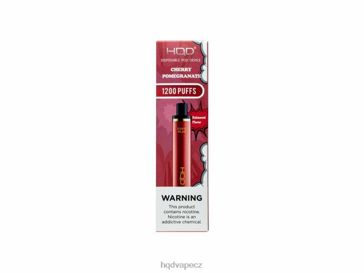 HQD CUVIE PLUS jednorázová vapa třešňové granátové jablko 2F8ZL152 HQD Vape CZ