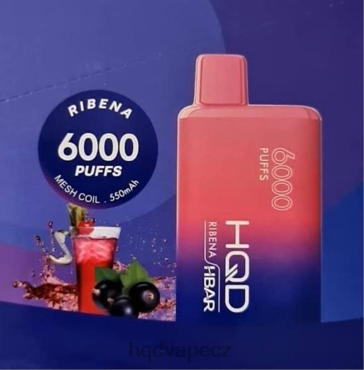 HQD HBAR 6000 šluků ribena 2F8ZL53 HQD Praha