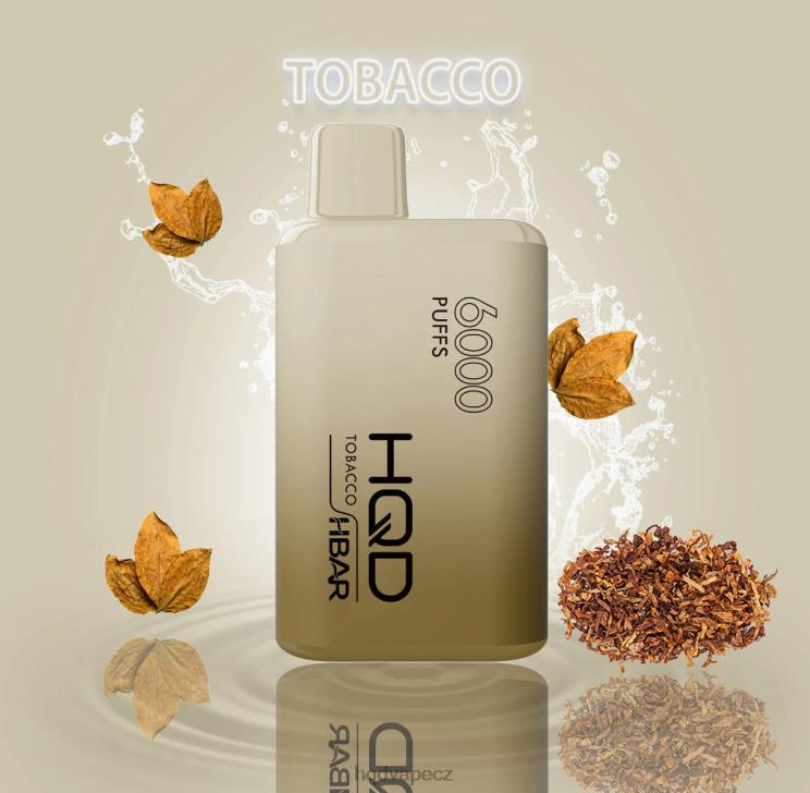 HQD HBAR 6000 šluků tabák 2F8ZL52 HQD Vape CZ