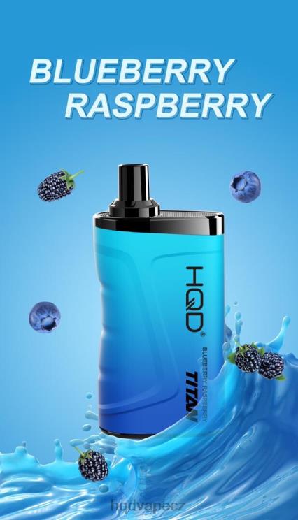 HQD TITAN 7000 šluků borůvka malina 2F8ZL10 HQD Vape Best Flavor