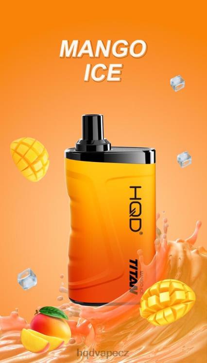 HQD TITAN 7000 šluků mangový led 2F8ZL11 HQD CZ