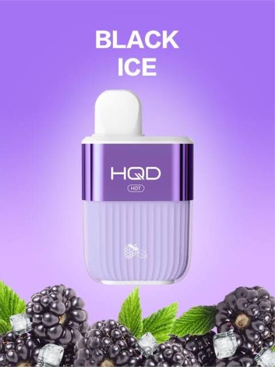 HQD HOT 5000 šluků Černý led 2F8ZL62 HQD Vape CZ