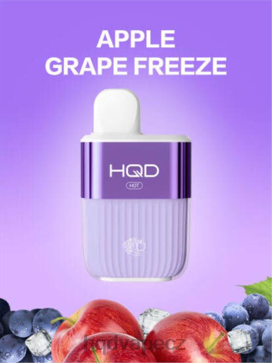 HQD HOT 5000 šluků jablko hroznové zmrazit 2F8ZL59 HQD Vape Sale