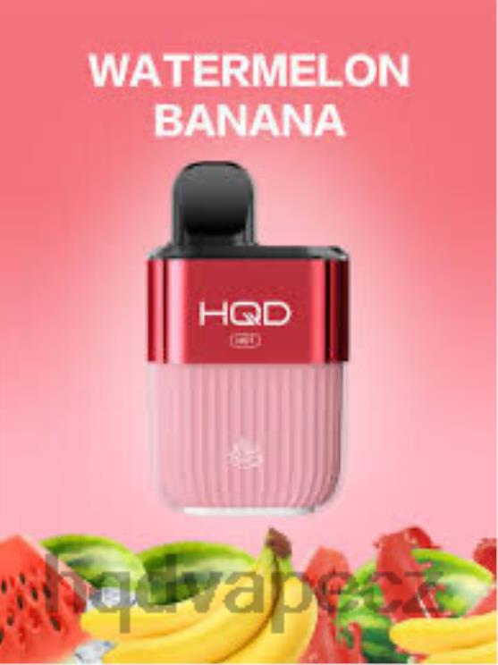 HQD HOT 5000 šluků meloun banán 2F8ZL57 HQD Cigareta